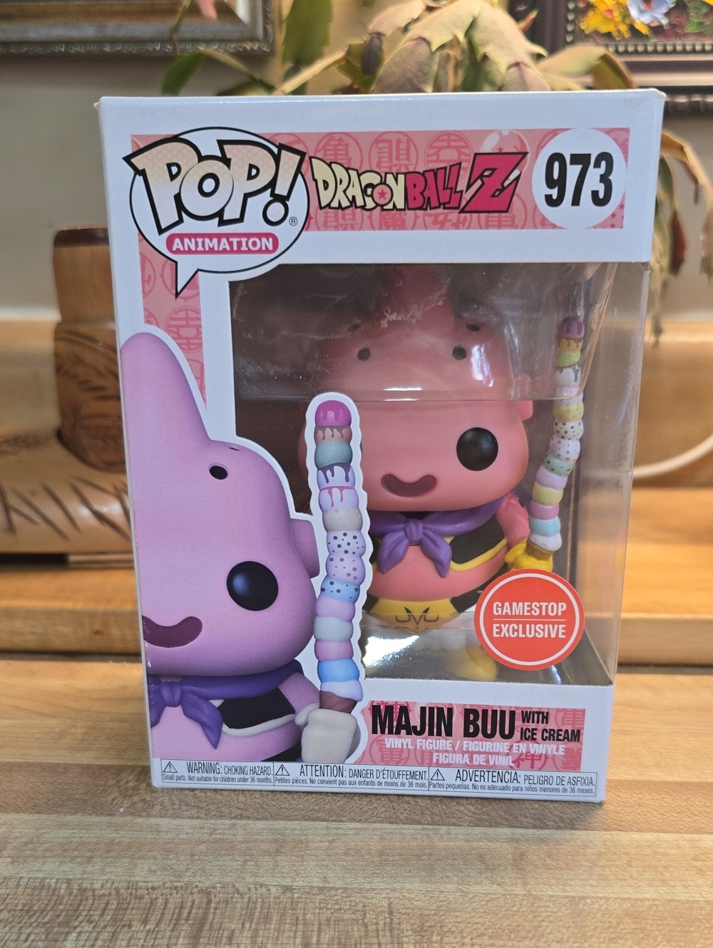 Funko Pop! Dragon Ball Z Majin Buu Vinyl Figure - Pink, Purple, Yellow